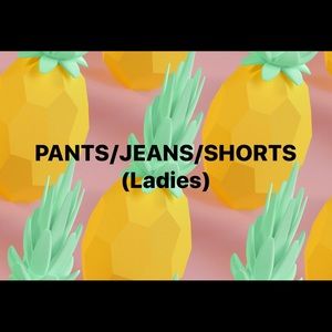 Ladies Pants, Jeans & Shorts! 👖